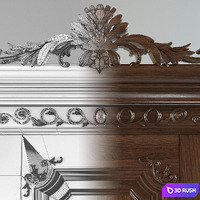 Door Napoli 3D Model Vray