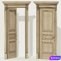 Door classics 3D Model Vray