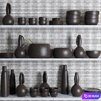 Kitchen set 3D Model Vray