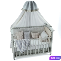 Crib 3D Model Vray