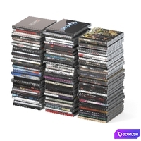 100pcs CD discs 3D Model Vray