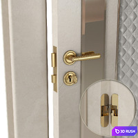 Door Turri Caractere GS121L MF05C 3D Model Vray