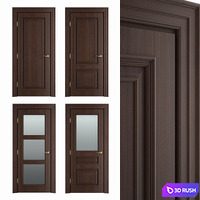 Massivstyle Interier CHOCOLATE Door 01 3D Model Vray