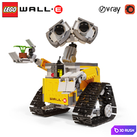 LEGO Wall-E №21303 3D Model Corona