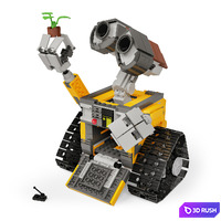 LEGO Wall-E №21303 3D Model Corona