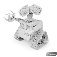 LEGO Wall-E №21303 3D Model Corona