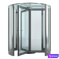 Revolver Door Dorma Crane 4000 3D Model Vray