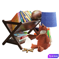 Crate &amp; Barrel decorative set for children 002 3D Model Vray