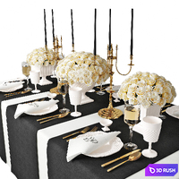 Table setting 07 3D Model Vray