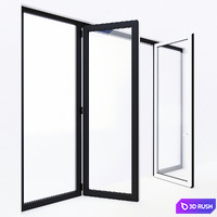 Balcony door Alumil 3D Model Corona