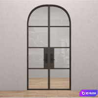 Steel doors Rehme 2 3D Model Vray, Corona