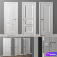 Doors Profil Doors U-series, part 2 3D Model Vray, Corona