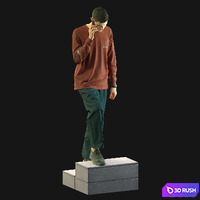 3d scan man 13 3D Model Corona