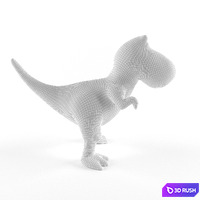 Trex doll 3D Model Vray