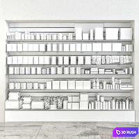 Baby shop 1 3D Model Vray