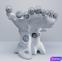 Birds 3D Model Corona