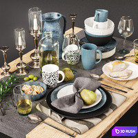 Tableware 05 3D Model Corona