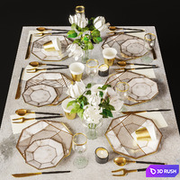 Tableware 08 3D Model Corona