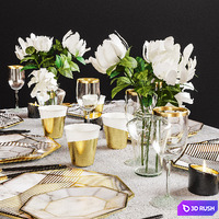 Tableware 08 3D Model Corona