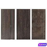 Entrance door collection 3D Model Vray, Corona