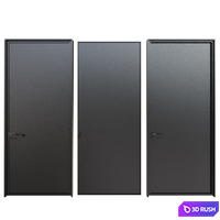 Glasitalia doors 3D Model Vray, Corona