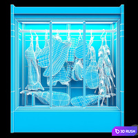 Meat and Dry Ager Showcase 3D Model Vray