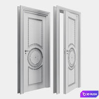 Interior Classic Door 3D Model Corona