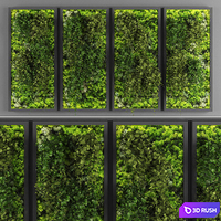 Vertical garden 081 3D Model Vray
