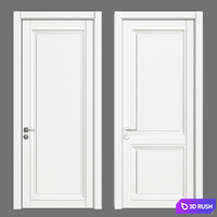 Door 02 3D Model Vray