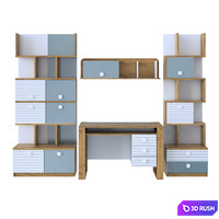 Furniture for childrens Hoff Models-2 3D Model Vray, Corona