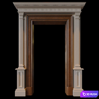 Door portal Clive Christian 3D Model Corona