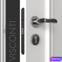 Doors Visconti Dorian Part 1 3D Model Vray, Corona