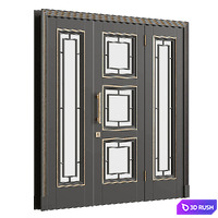 Door (v8) 3D Model Vray, Corona