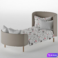Ellipse Kidi soft bed 3D Model Vray