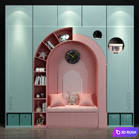 Furniture for a children 0201 3D Model Vray