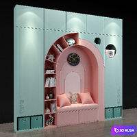 Furniture for a children 0201 3D Model Vray