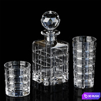 Flamant / CHOPIN Drinkware 3D Model Vray, Corona