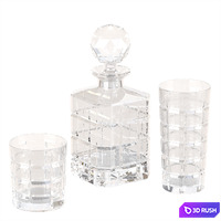 Flamant / CHOPIN Drinkware 3D Model Vray, Corona