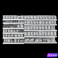 Pet shop 3D Model Vray