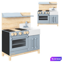 Play kitchen 3D Model Vray