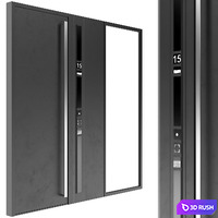 Modern door 06 3D Model Vray
