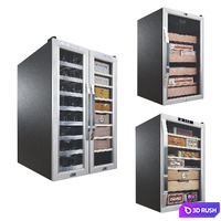 Whynter cigar cabinet 3D Model Vray, Corona