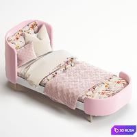 KIDI Soft transforming bed 3D Model Corona