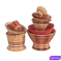 Yemen Saudi Basket Collection of Twelve 3D Model Corona