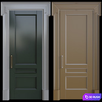 Clive Christian Door 3D Model Corona