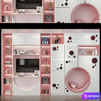 Furniture for a children 0324 3D Model Vray