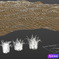Grass Collection 6 3D Model Corona