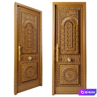 Classic Door N03 3D Model Vray, Corona