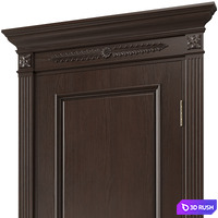 Door 313 3D Model Vray