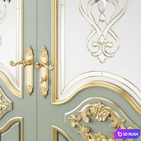 Door 314 3D Model Vray